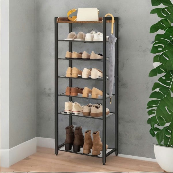 Rafaelo Mobilia 8 Tier Shoe Rack