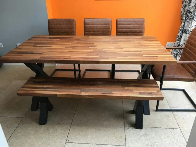 The Bespoke Carpentry Co Solid Walnut Dining Table