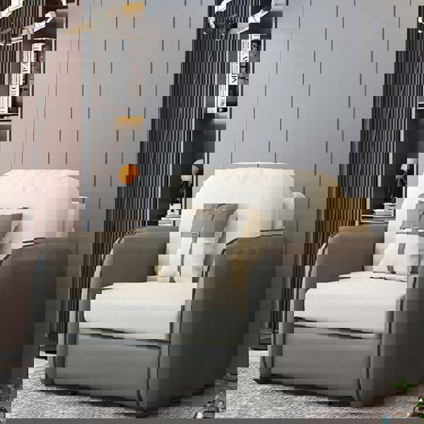 Caio Single Sofa Bed, Leathaire-Weilai Concept-Weilai Concept