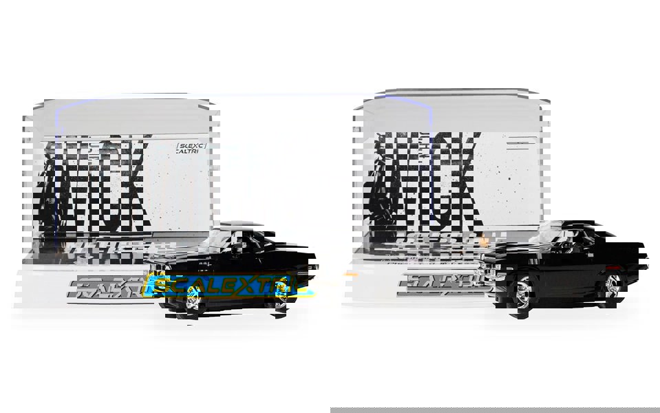 Scalextric John Wick Plymouth Barracuda John Wick Chapter 4 1:32 Scale Scalextric C4595