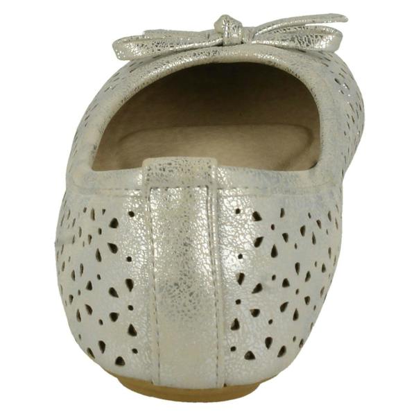 Spot On Girls Spot On Cut Out Detail Ballerina Flats