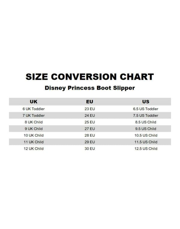 Disney Girls Pink Princesses Slipper Boots