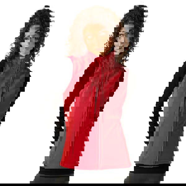 Regatta Womens/Ladies Flux Softshell Gilet - Classic Red