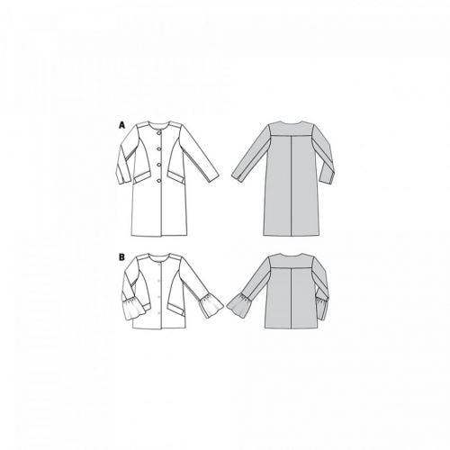 Burda Sewing Pattern 6248 Coats and Jackets For Women, Sizes 8-18 - Intermediate