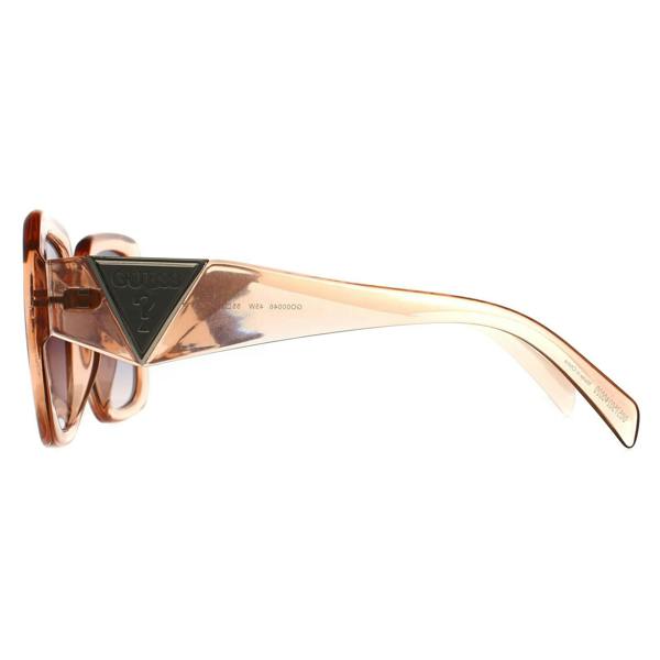 Guess Sunglasses GO00046 45W Shiny Light Brown Smoke Grey Gradient