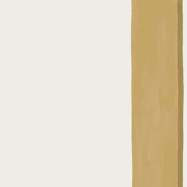 Next Painted Stripe Ochre Wallpaper
