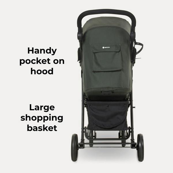 My Babiie MB30 Plus Pushchair - Forest Green