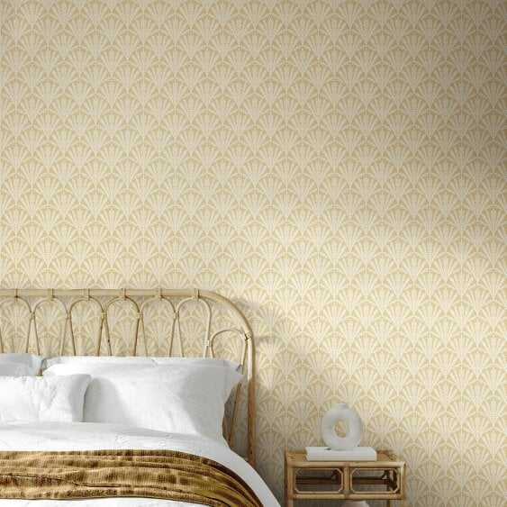 Hoopla Walls Garden Arch  - Sand 10m Wallpaper