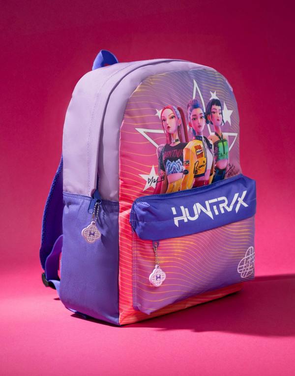 Vanilla Underground KPop Demon Hunters Girls Pink Huntrix Backpack (One Size)