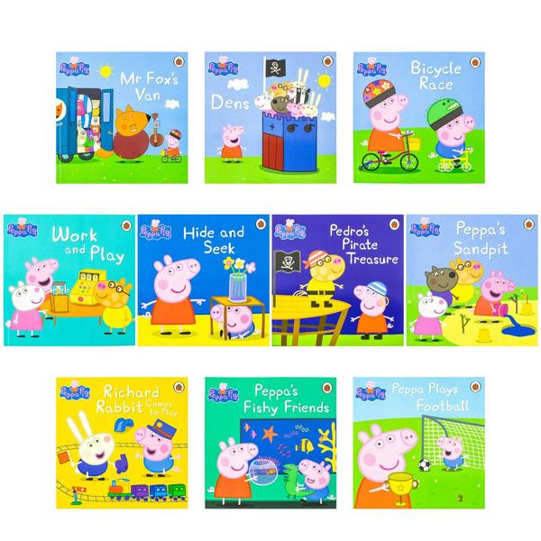 Peppa Pig: Peppa's Fun With Friends 10 Books Collection Set