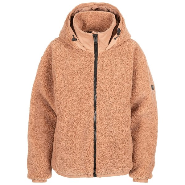 Trespass Womens/Ladies Burly Sherpa Jacket - Dark Blush