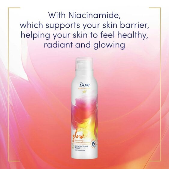 Dove Bath Therapy Glow Shower & Shave Mousse with Niacinamide 200ml 4 Pack