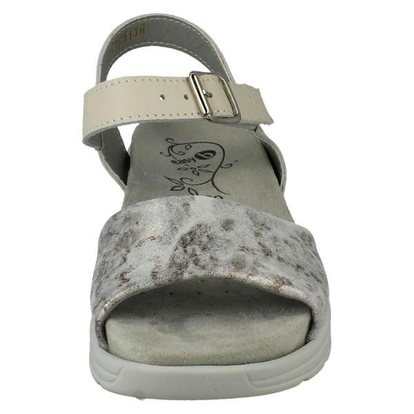 DB Shoes Ladies DB Shoes Buckle Fastening Wide Fit Sandals Night Jar