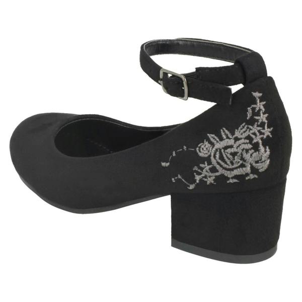 Spot On Girls Spot On Mid Heel Ankle Strap Shoes