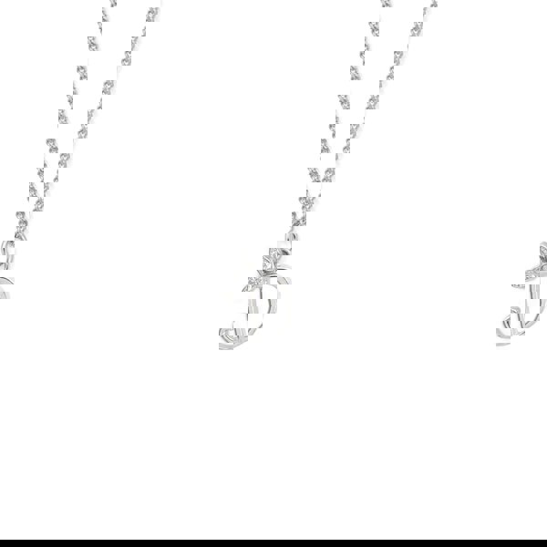Say It With Dainty Winged Initial Charm Necklace - Sterling Silver