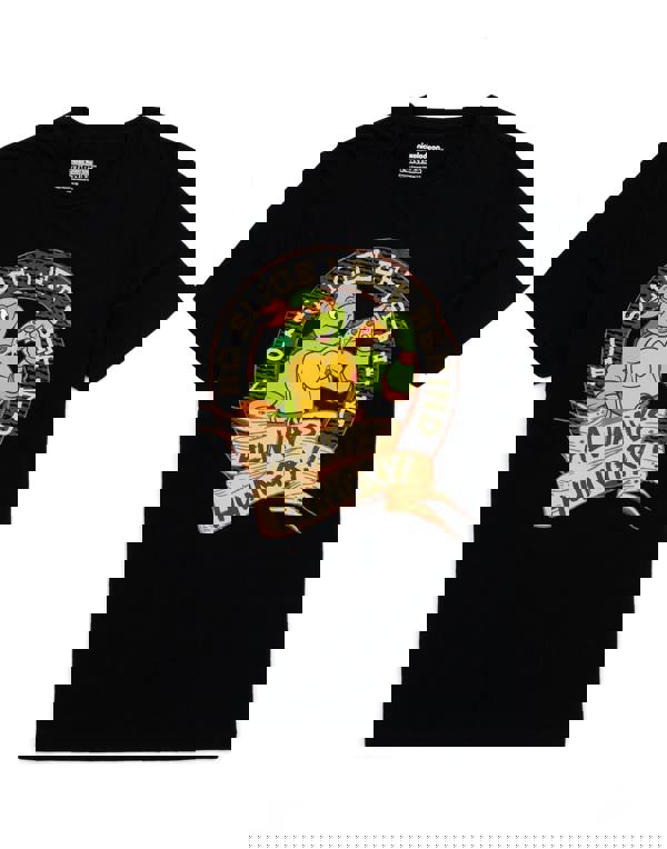 Teenage Mutant Ninja Turtles Mens Grey Always Hungry Short Sleeve Short Leg Pyjama Set