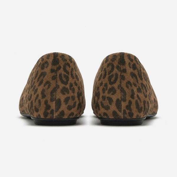 FitFlop DELICATO SUEDE LEOPARD Ballerina Shoes Ballerina Shoes   in  Brown