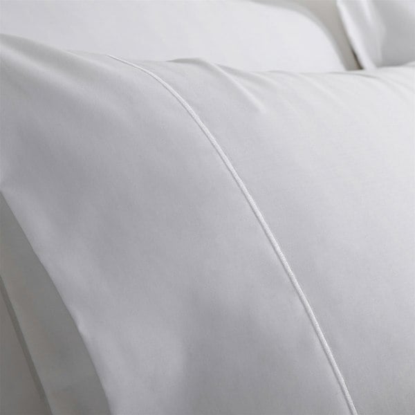 Bianca Luxury 800TC Cotton Sateen White Duvet Cover Set
