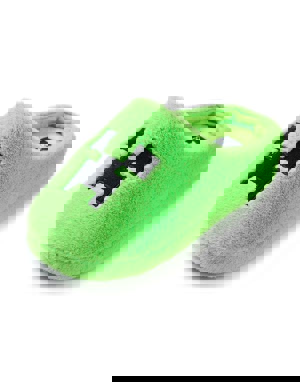 Minecraft Boys Green Creeper Mule Slippers