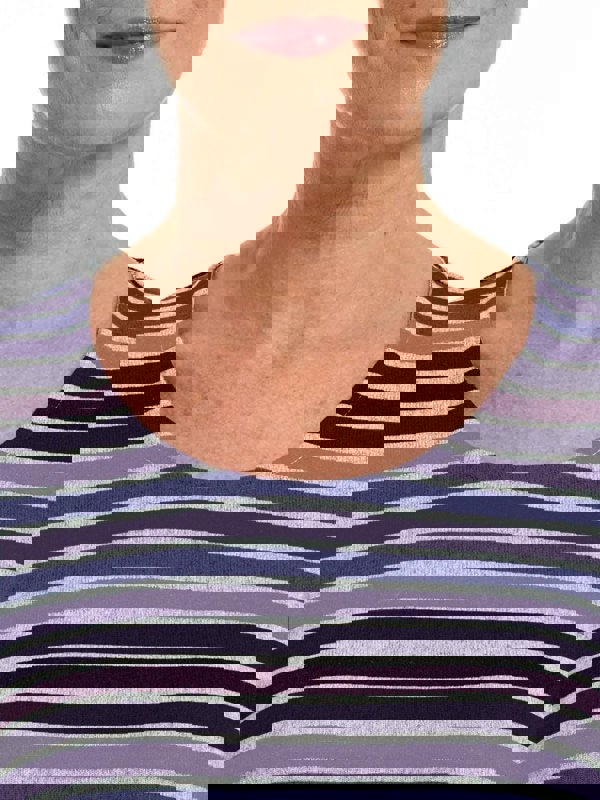 PennyPlain Striped Top - Mulberry