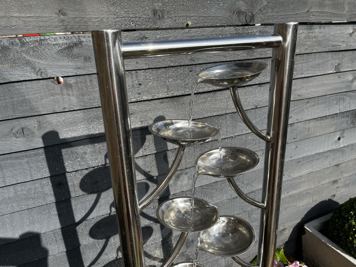 Tranquillity Water Features Santiago Stainless Steel Solar Water Feature