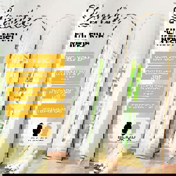 Levede 165X60CM Full Length Mirror Floor Standing Wall Mounted Mirror Home Decor