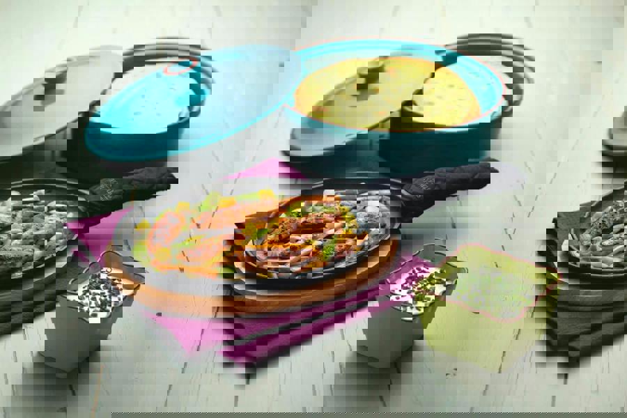 KitchenCraft World of Flavours Cast Iron Fajita Sizzler