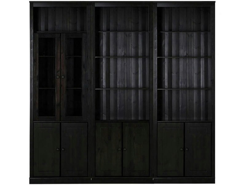 Dorel Home Anita Wall Unit 4 honey lacquer