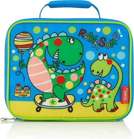 Thermos Rachel Ellen Dinosaur Insulated Lunch Bag with Carry Handle