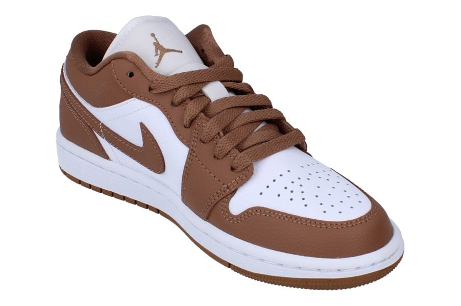Nike Womens Air Jordan 1 Low Trainers Dc0774  202 - Archao Brown 202 - Photo 3