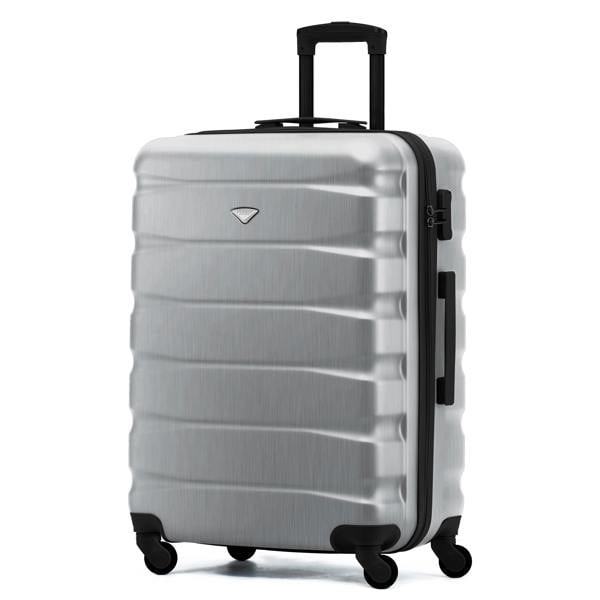 Flight Knight 25" Medium Suitcase Check-in Hold Luggage Hard Shell 4 Wheels TSA Lock