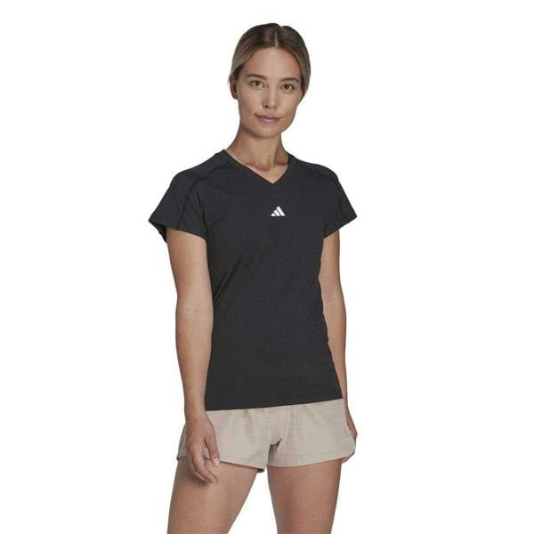 Adidas Womens/Ladies Train Essentials Aeroready Short-Sleeved T-Shirt - Black - 