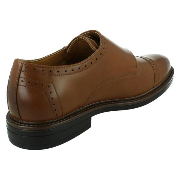 Thomas Blunt Mens Thomas Blunt Dual Buckle Strap Brogue Shoes A1131