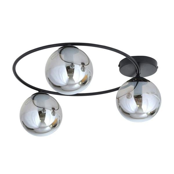 Emibig SOPRA Ceiling lamp  3 x E14 Black with Graphite Shade