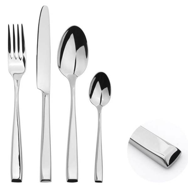 Glim Glam Cutlery Sets Stainless Steel 18/8 Catering Taper 24pc Set