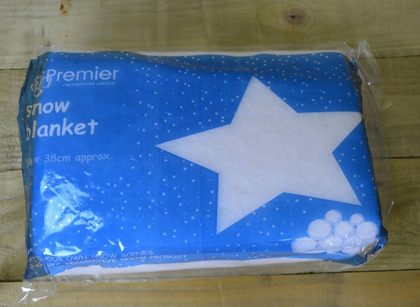 Samuel Alexander 3m x 38cm Christmas Fake Snow Scene Drape Material