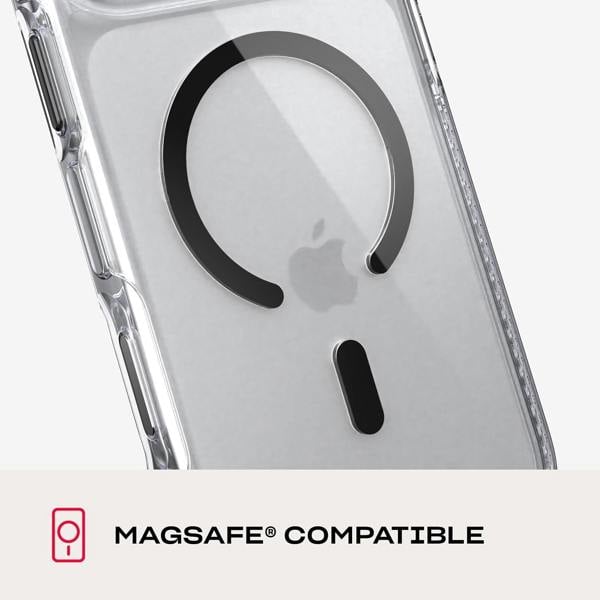 Tech21 Evo Crystal Case with MagSafe for iPhone 17/18 Pro Max 6.9" Clear Black - T21-11699
