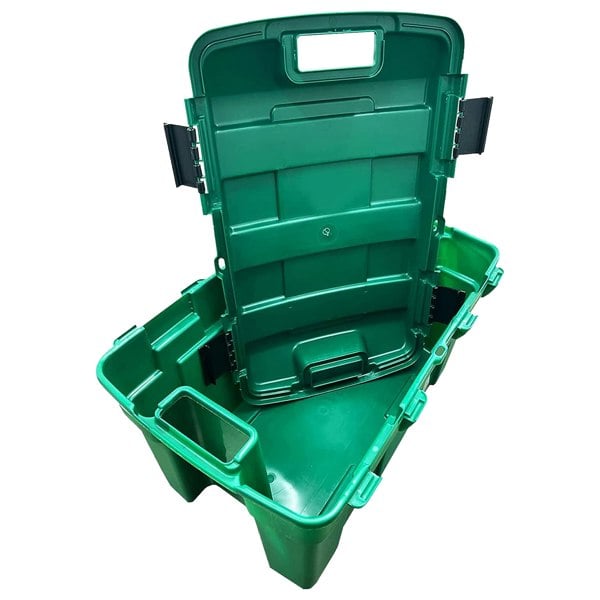 2 x 40L Strong Green Garden Storage Chest Trunk For Garden & Garages