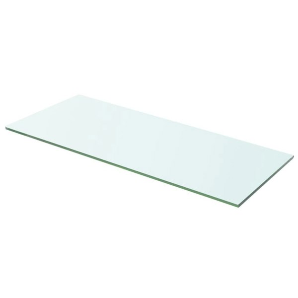 Berkfield Shelf Panel Glass Clear 60x20 cm