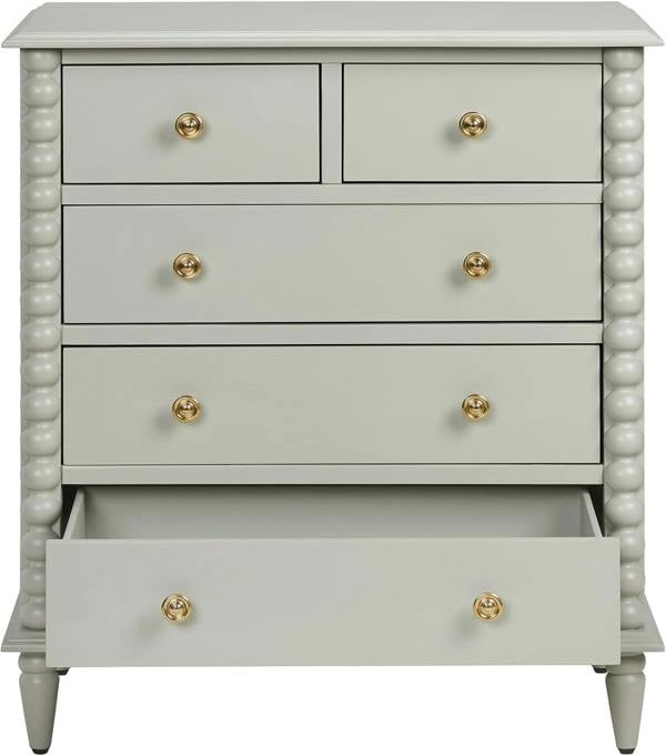 Statement Furniture Cromwell 2 over 3 Chest of Drawers with Bobbin Design