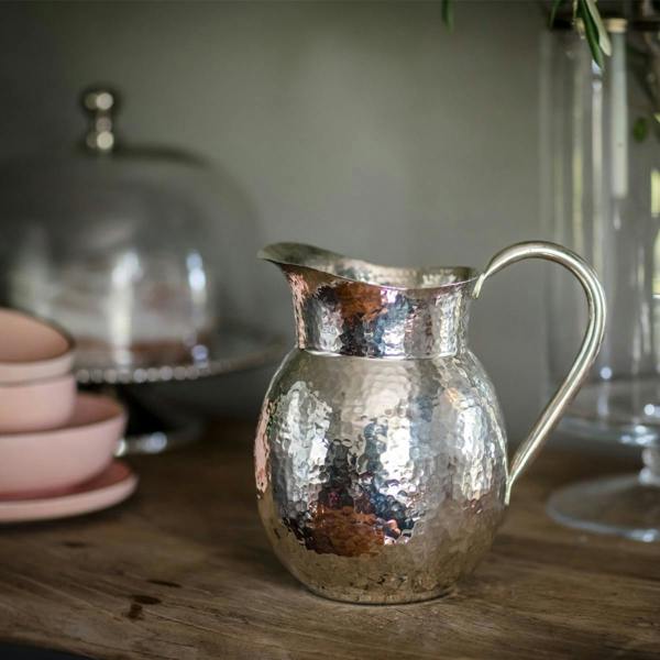 Culinary Concepts Medium Champagne Hammered Jug