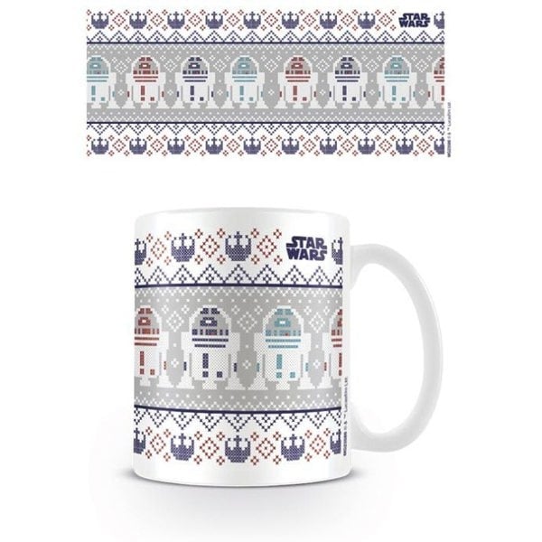 Star Wars Xmas R2-D2 Mug - Multicoloured