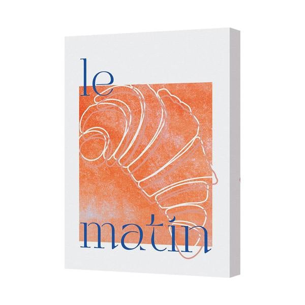 Benjamin Tate Design Contemporary Canvas Art Print Le Matin Handmade In The United Kingdom