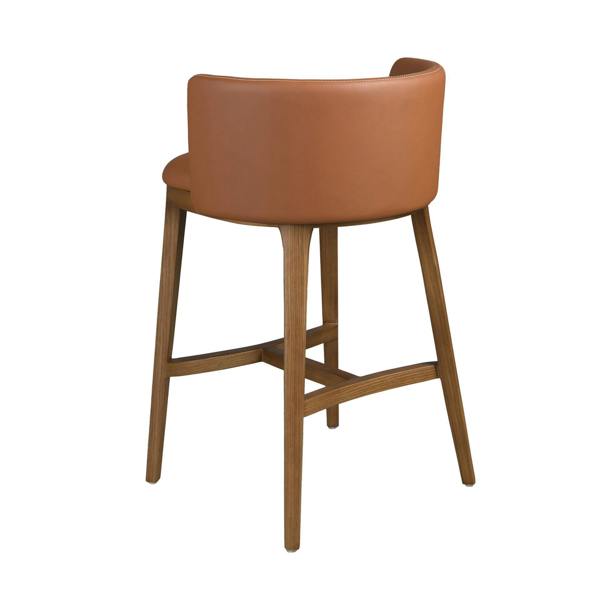 Angel Cerdá Brown Leatherette Stool 4158
