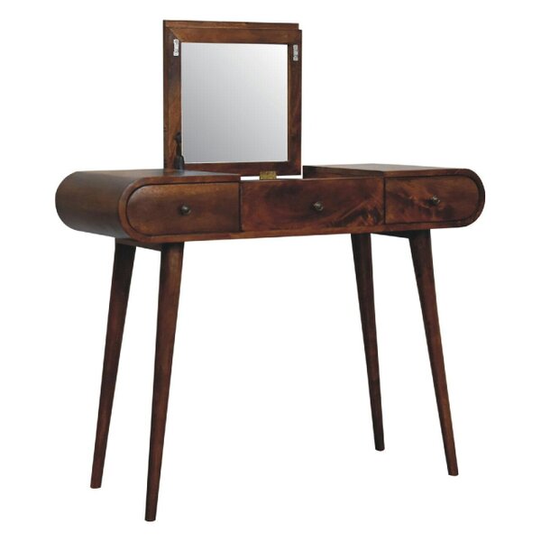 Wyld Haus Tha Ruea Chestnut Mirror Dressing Table