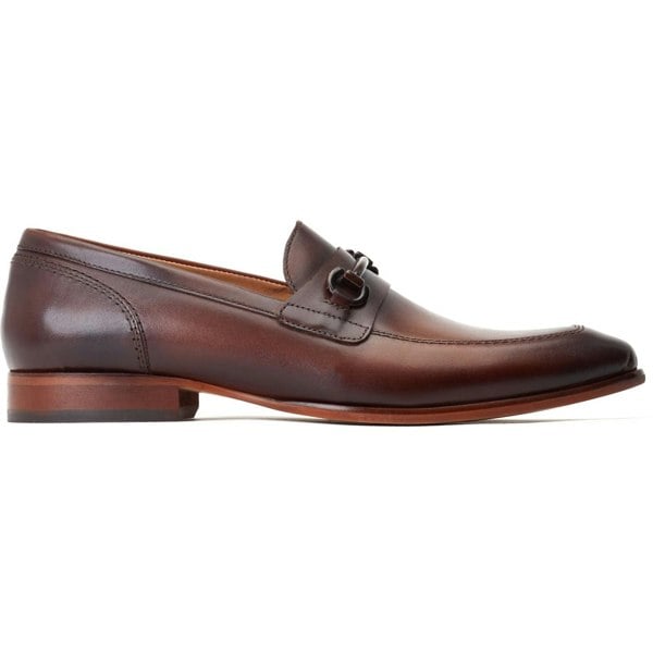 Base London Russo Leather Men's Burnt Brown Loafers
