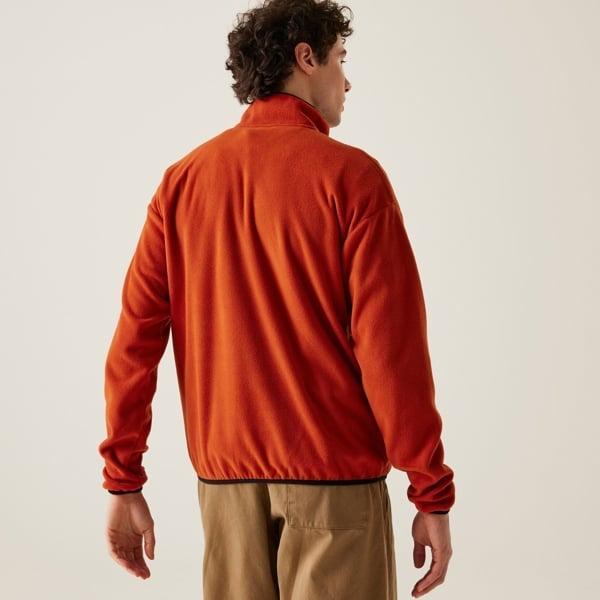 Regatta Mens Frankie Full Zip Fleece Jacket - Red Ochre