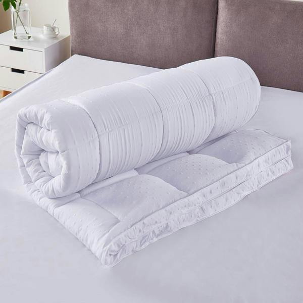 5cm 3D Bubble White Super King Mattress Topper