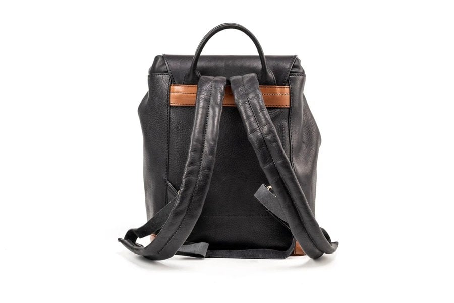 Leather Backpack Black Laurel Canyon Collection