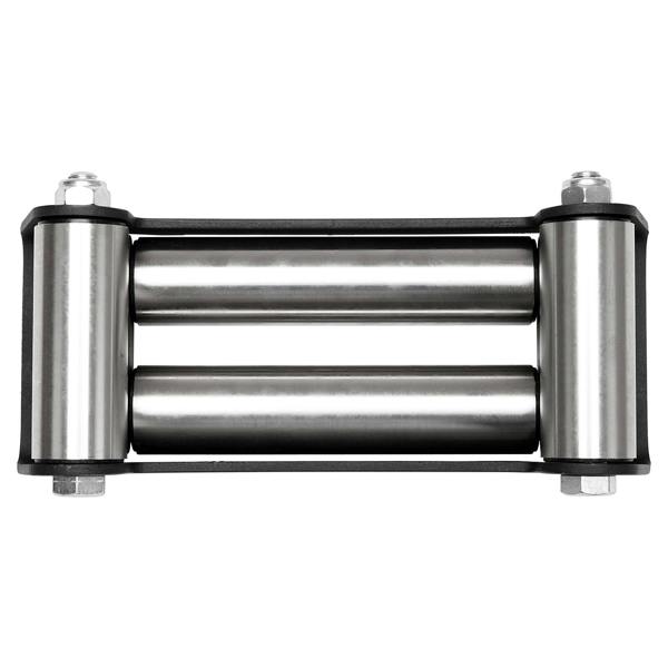 WINCHMAX Roller Fairlead, Large, Military Grade, Matt Black. Stainless Steel Rollers.